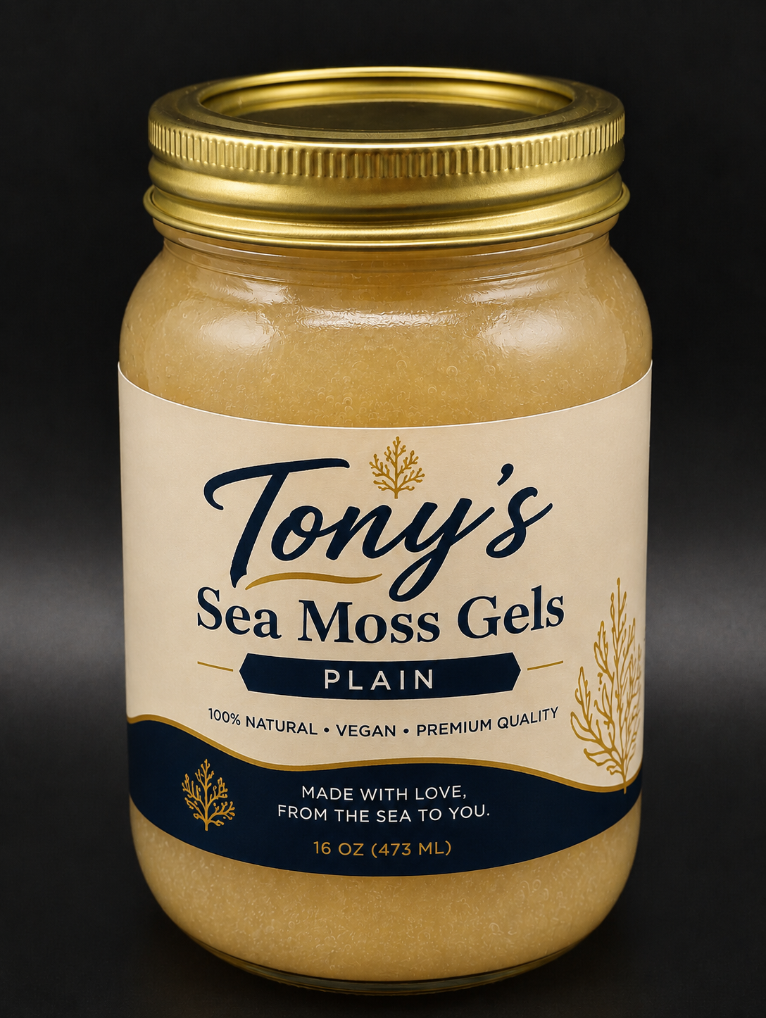 Plain Sea Moss Gel 16 oz