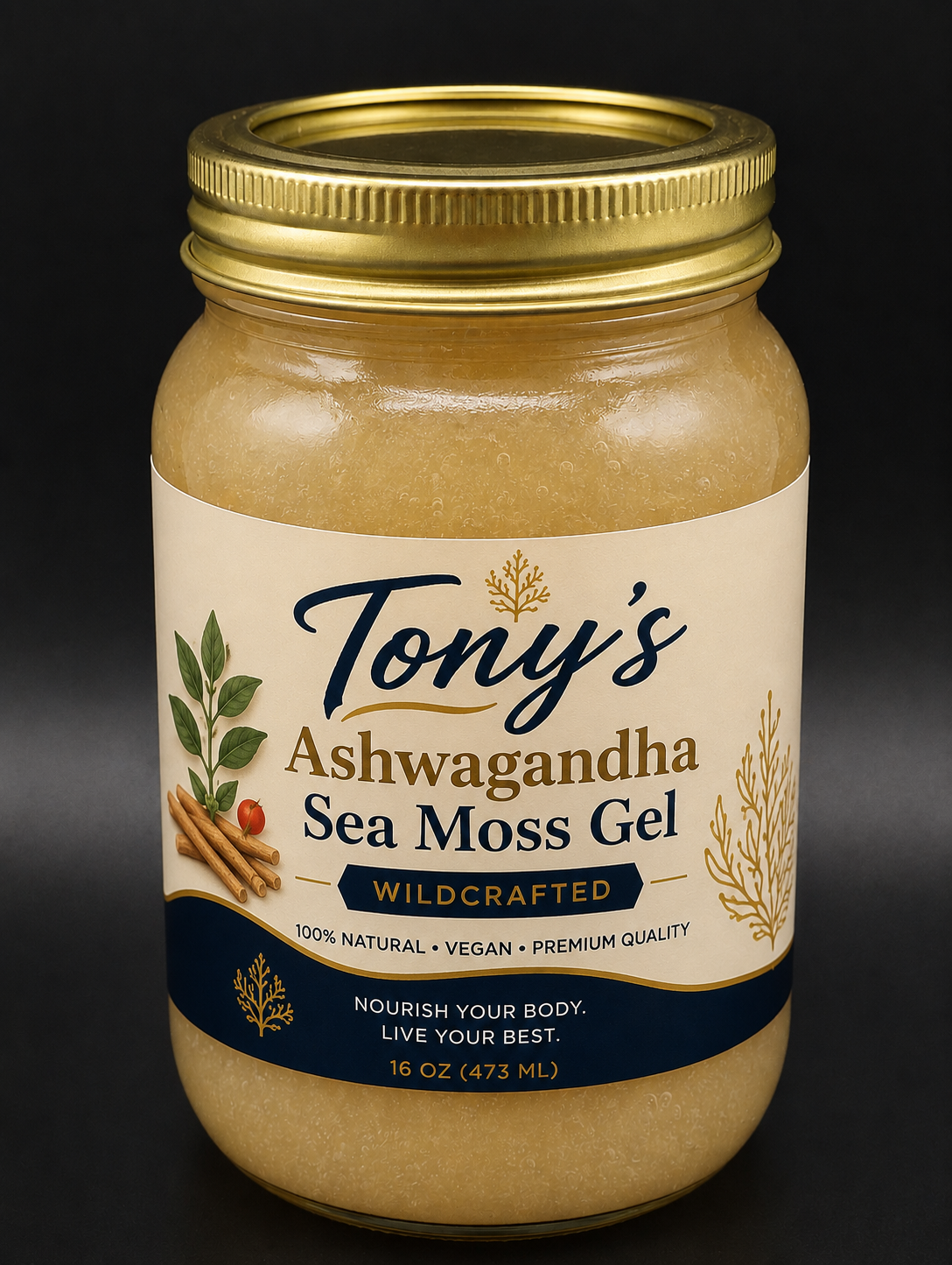 Ashwagandha Sea Moss Gel 16
