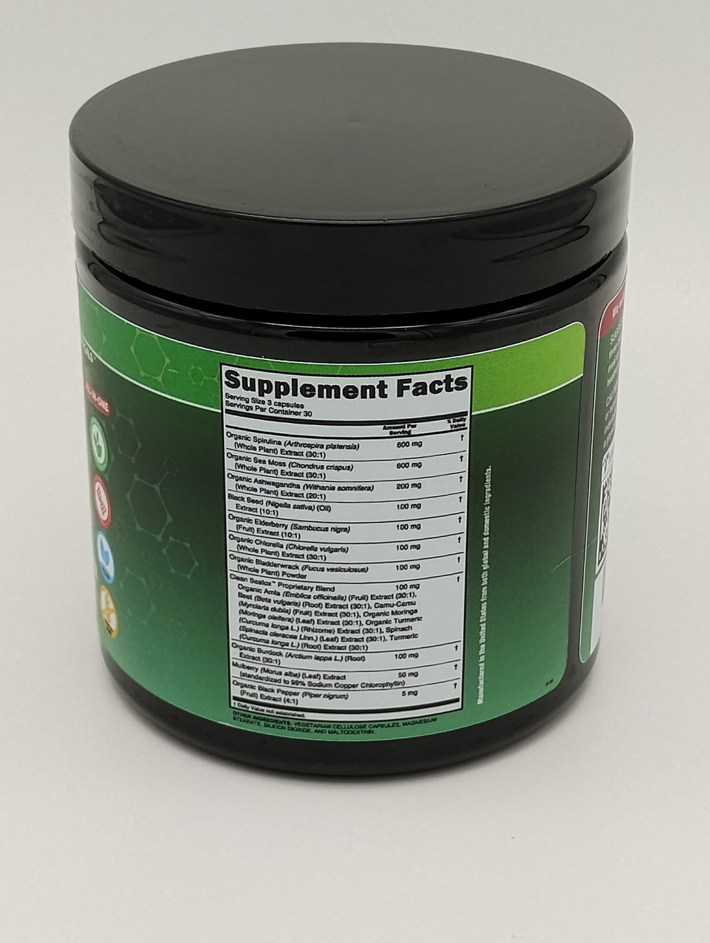 Spirulina Detox Capsules 60 ct